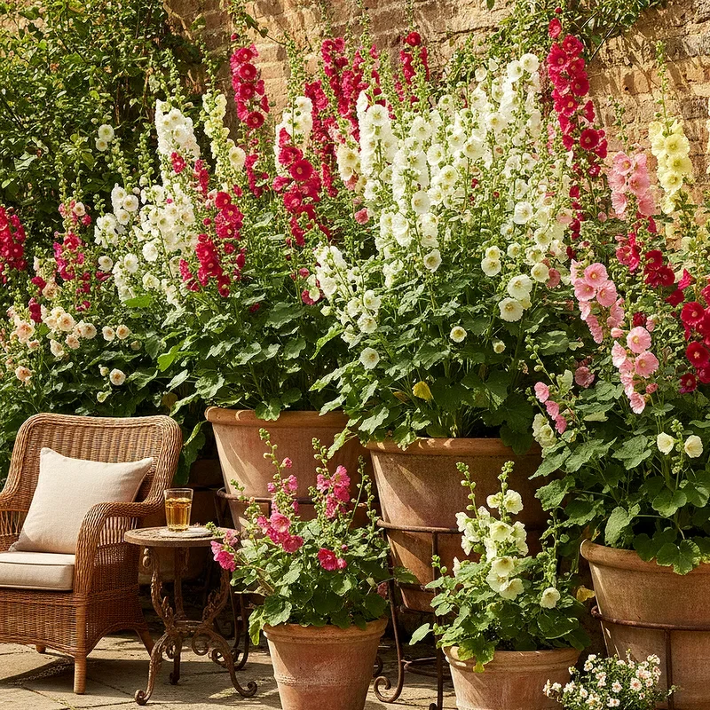 Hollyhock Garden Ideas