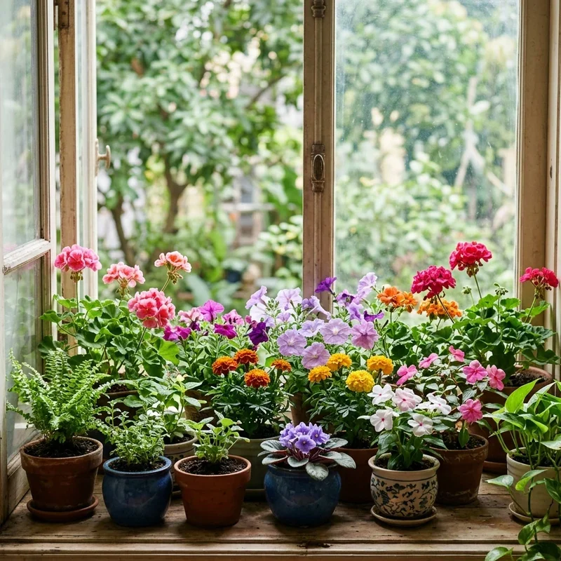 Indoor Window Garden Ideas