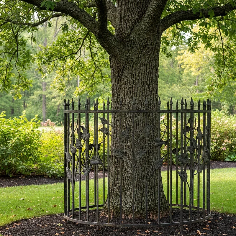 Fence Around Tree Ideas