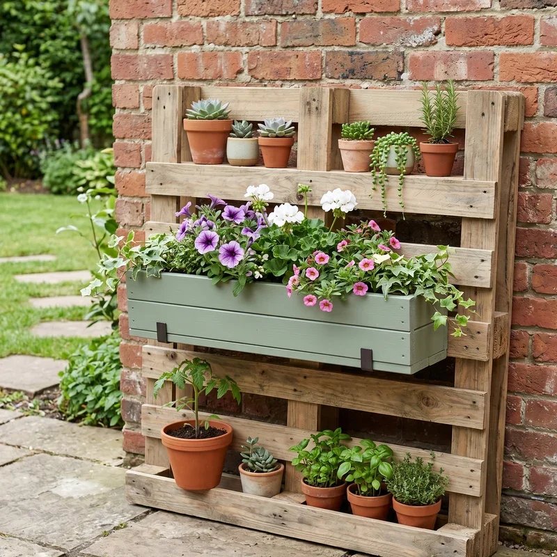 Pallet Plant Stand Ideas