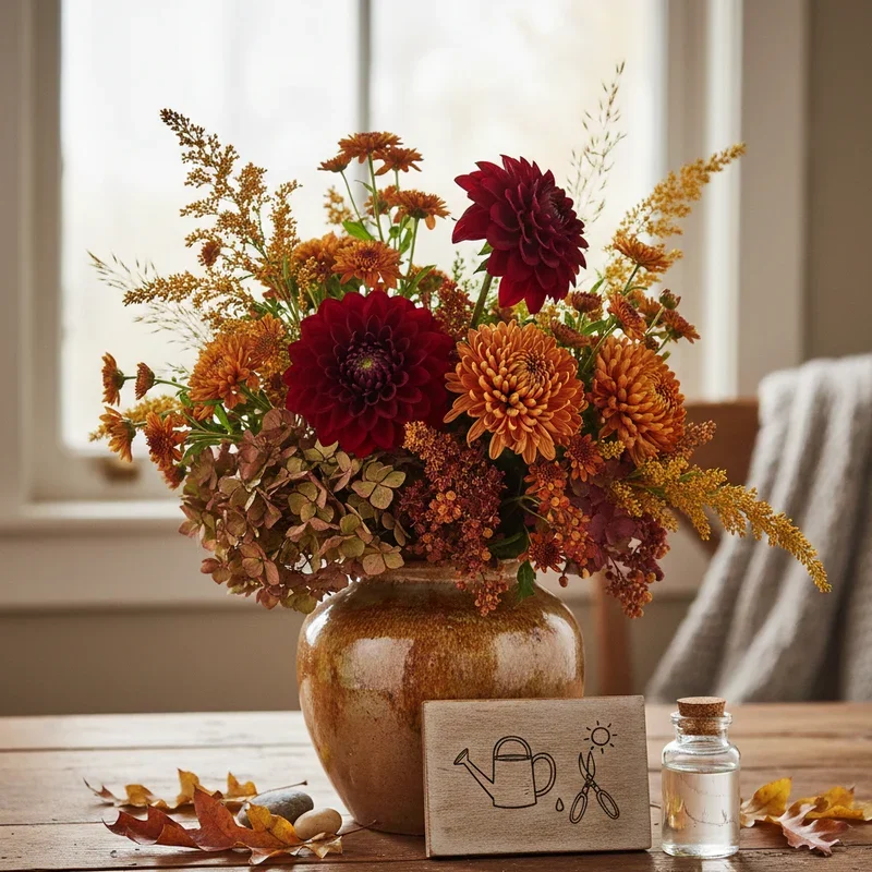 Fall Flower Arrangement Ideas
