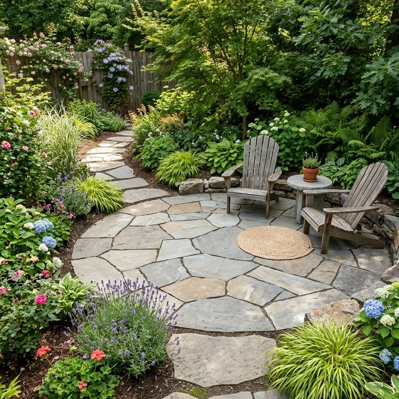 Flagstone Garden Ideas