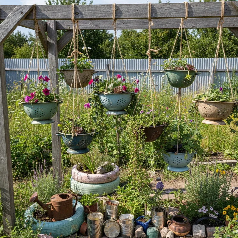 Junk Upcycled Garden Ideas