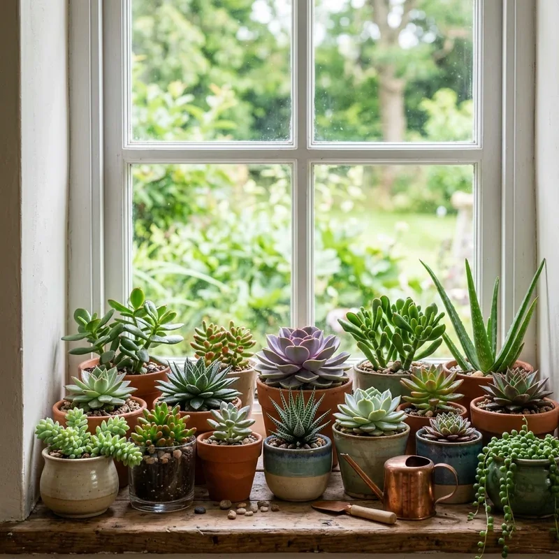 Indoor Window Garden Ideas