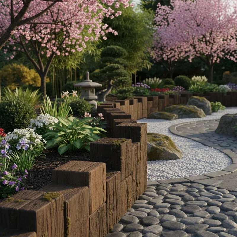 Wood Garden Edging Ideas