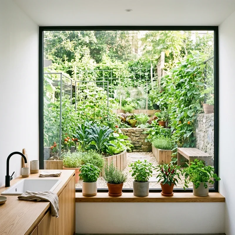 Kitchen Garden Window Ideas