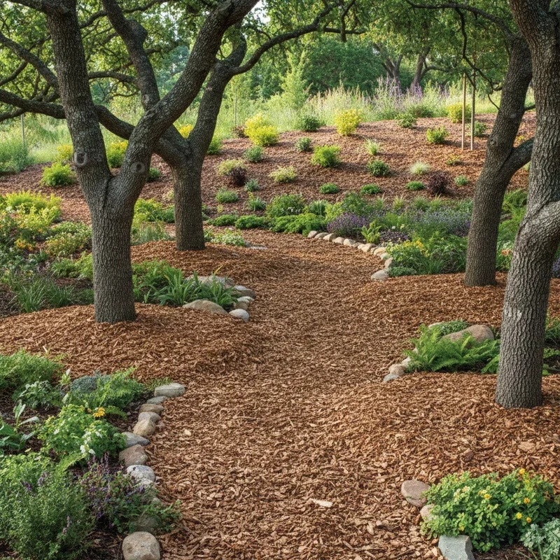 Wood Chip Garden Ideas
