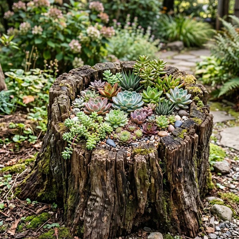 Old Tree Stump Ideas