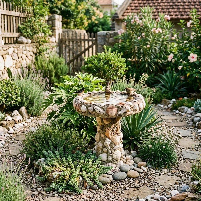 Seashell Garden Ideas