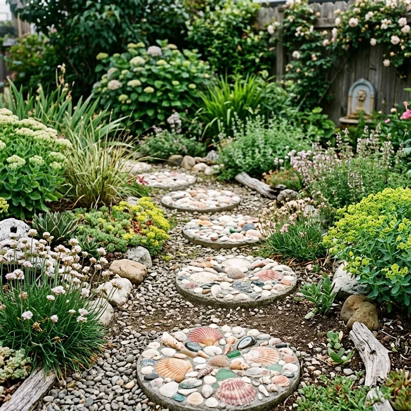 Seashell Garden Ideas