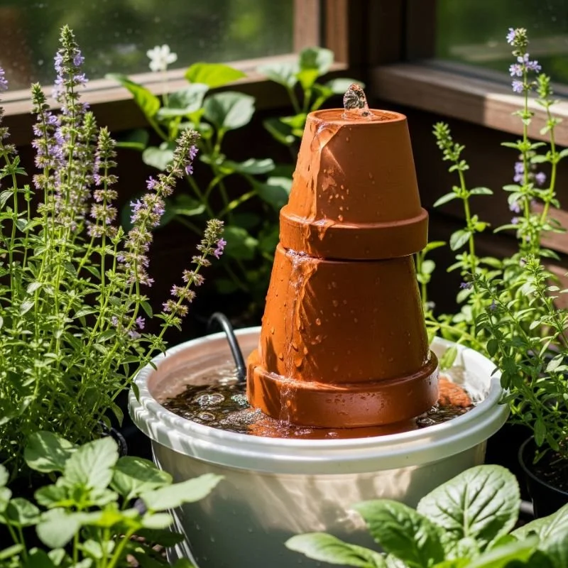15 DIY Garden Fountain Ideas to Make at Home