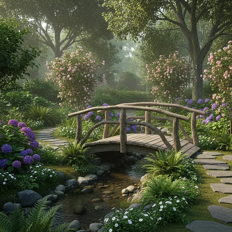 15 Small Garden Bridge Ideas for Charming Yards