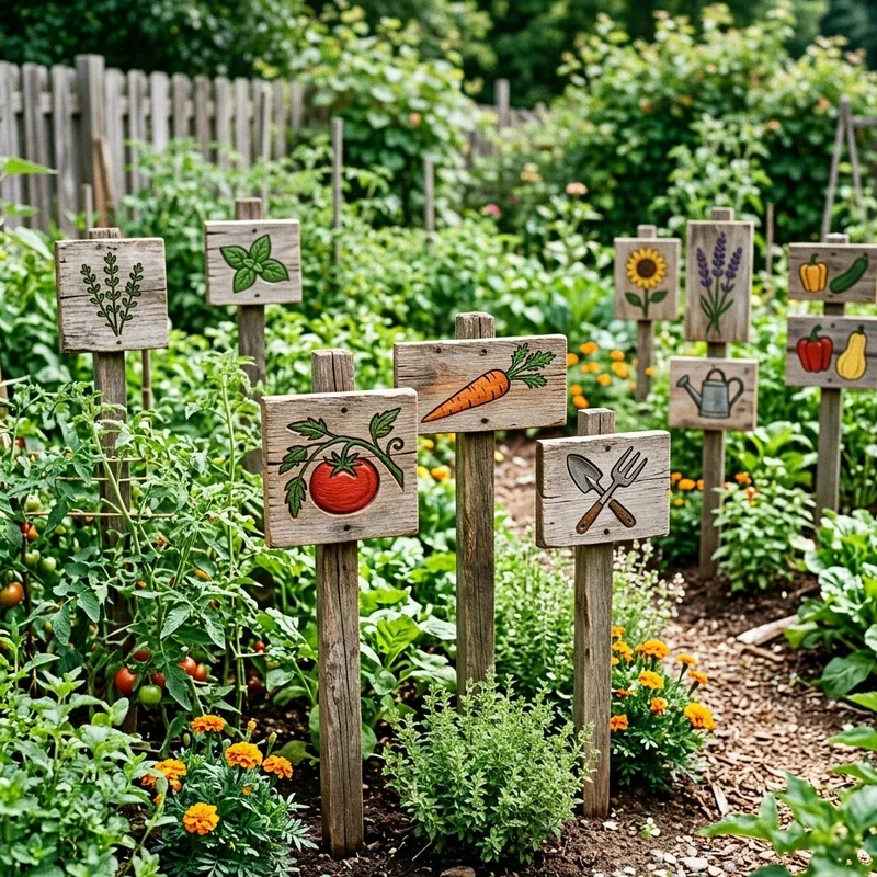 Wood Garden Signs Ideas