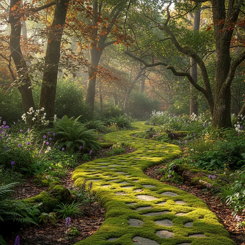 Woodland Garden Path Ideas