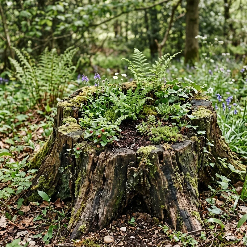 Old Tree Stump Ideas