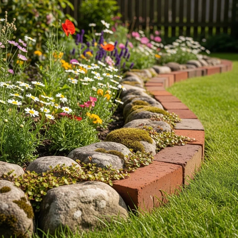 15 Rustic Garden Edging Ideas for a Natural Outdoor Look