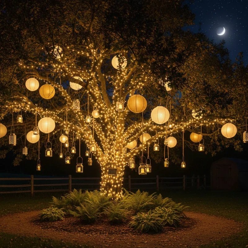 Outdoor Tree Lights Ideas