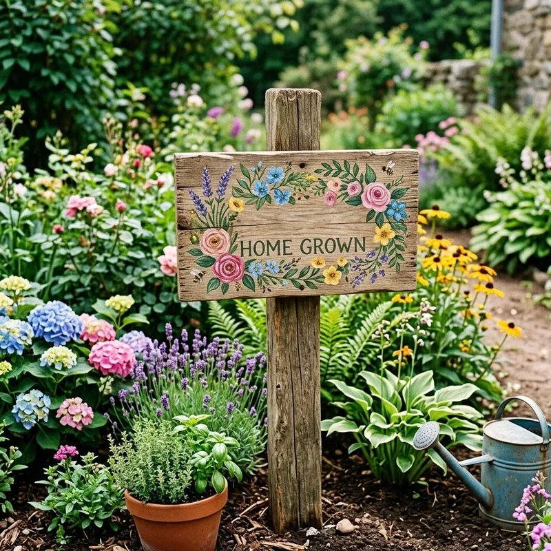 Wood Garden Signs Ideas