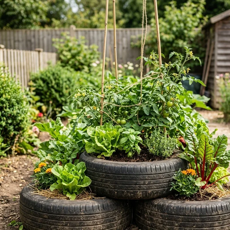 Tire Vegetable Garden Ideas