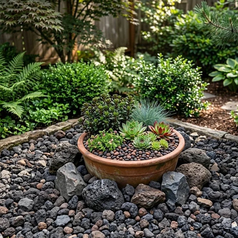 Lava Rock Garden Ideas