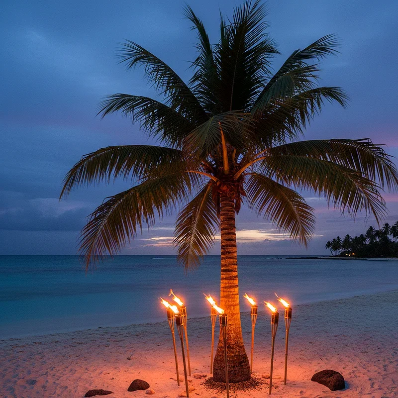 Palm Tree Lighting Ideas