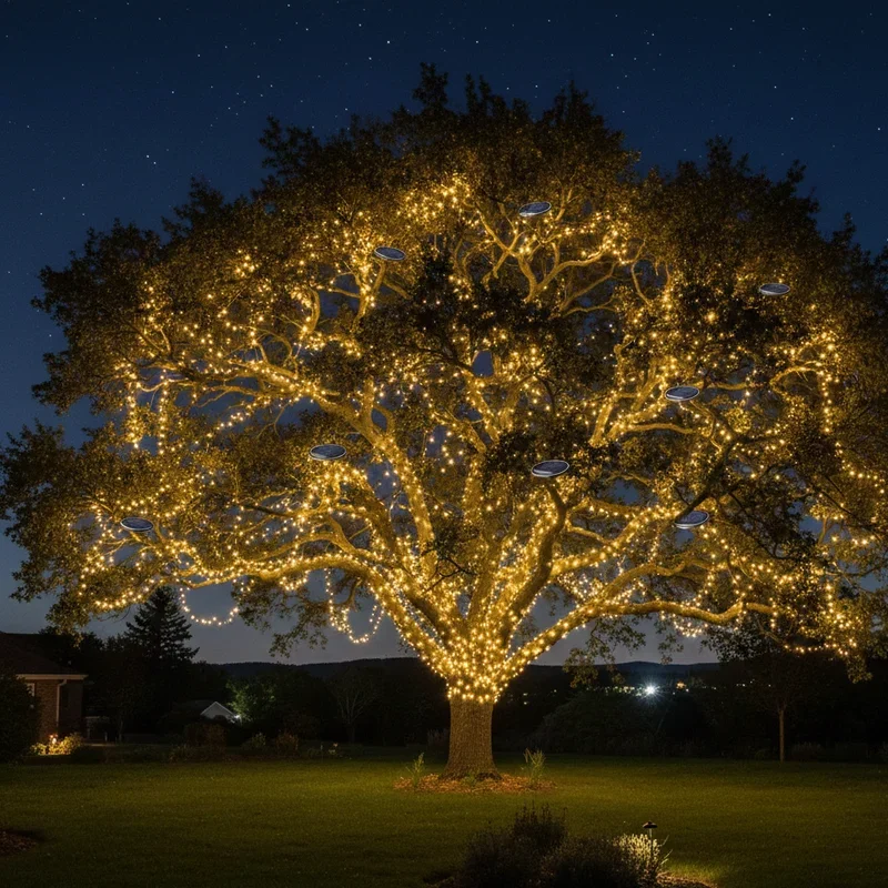 Outdoor Tree Lights Ideas