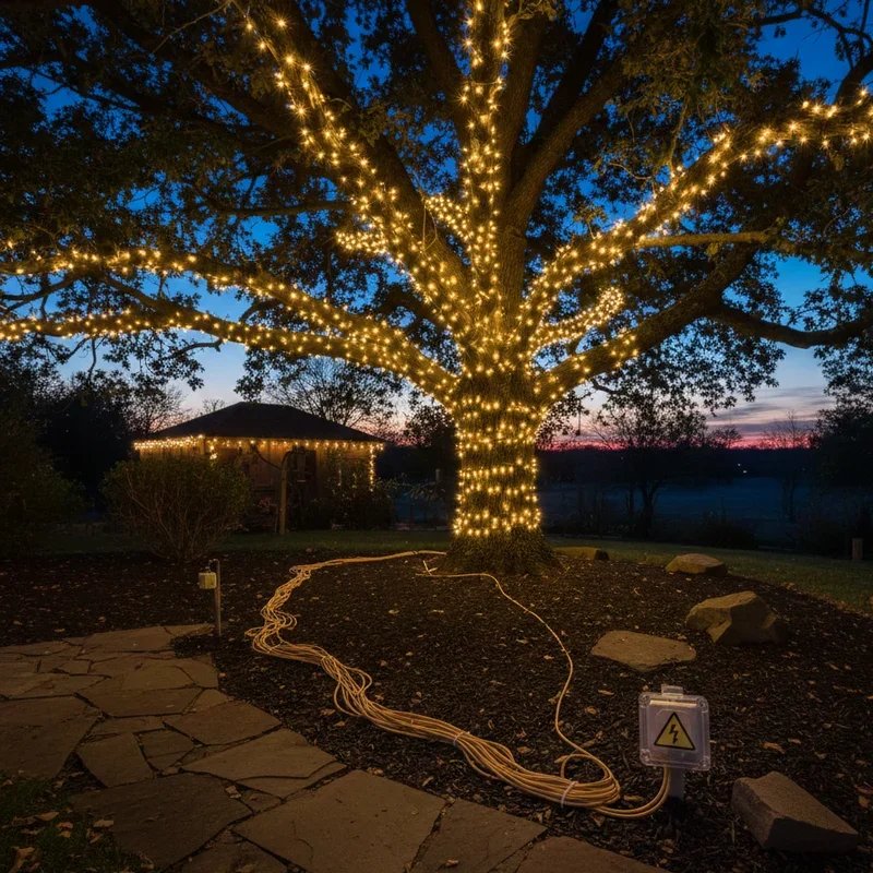 Outdoor Tree Lights Ideas