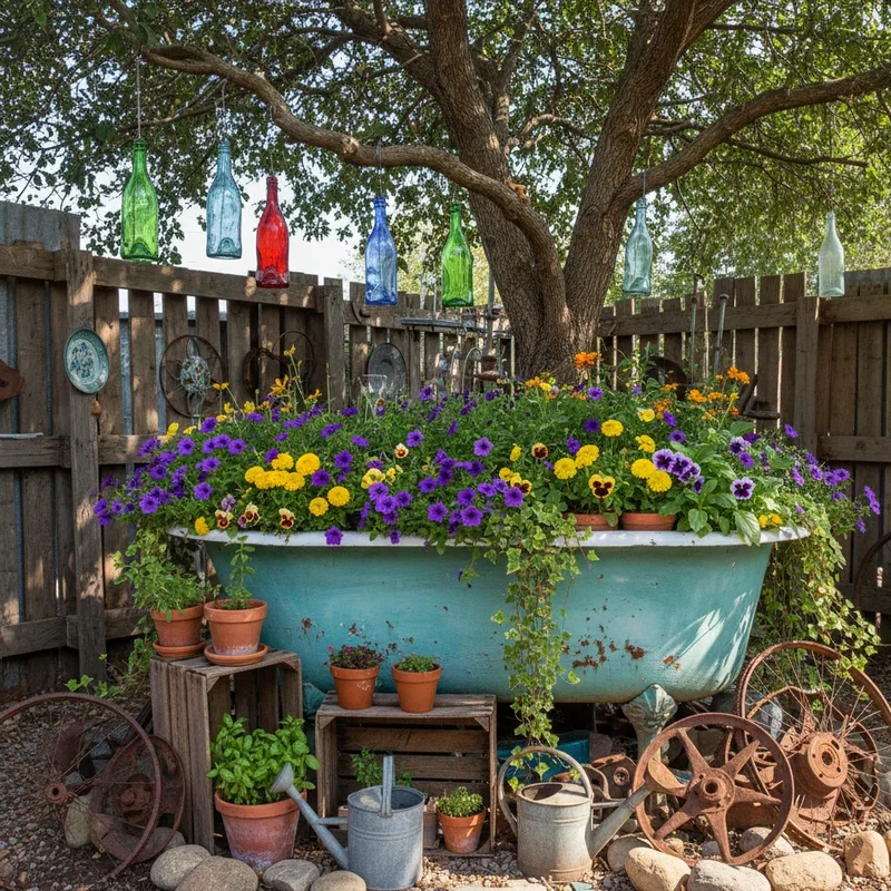 Junk Upcycled Garden Ideas