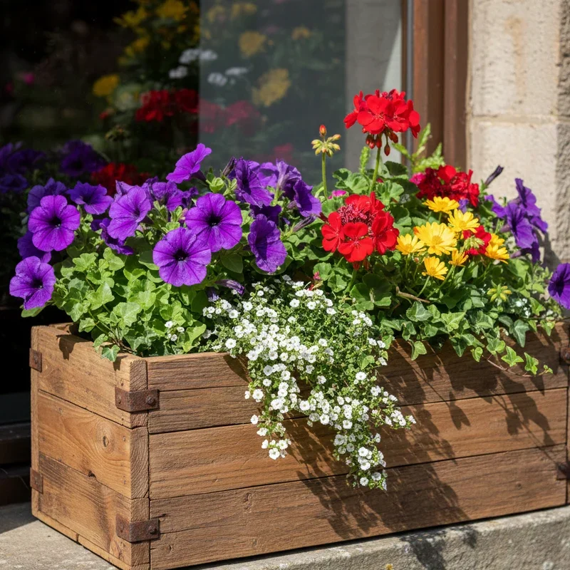 Wooden Flower Box Ideas