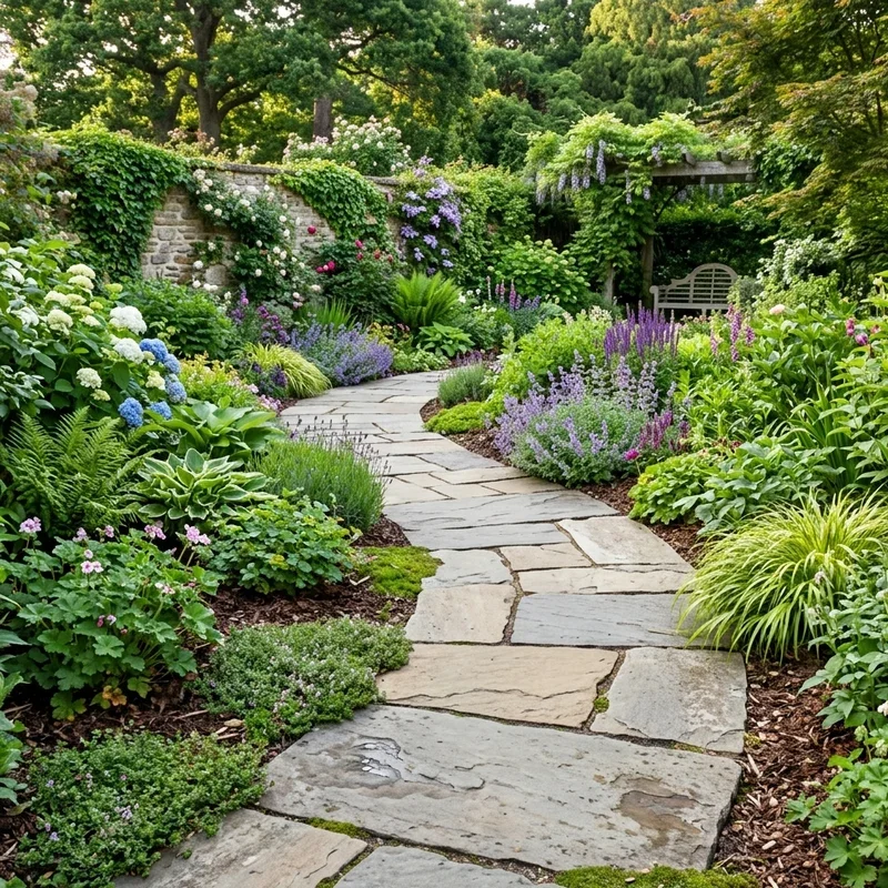 Flagstone Garden Ideas