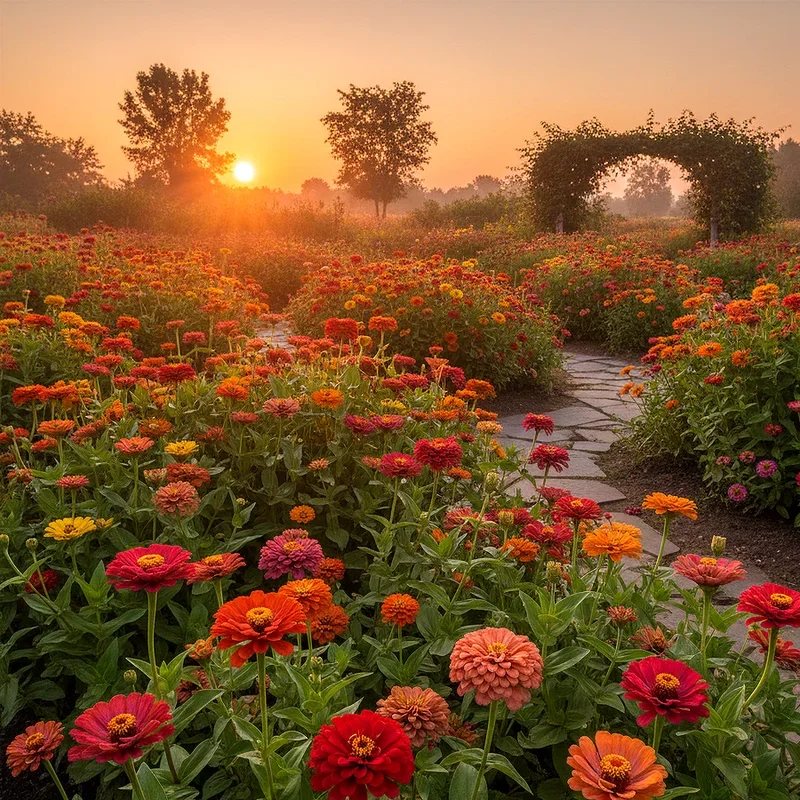 Zinnia Garden Ideas