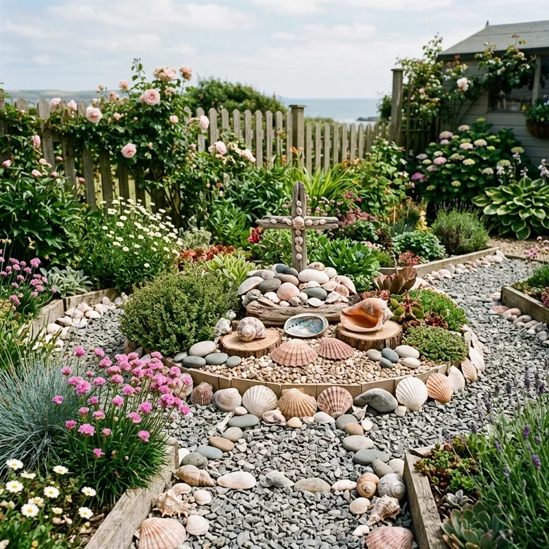 Seashell Garden Ideas