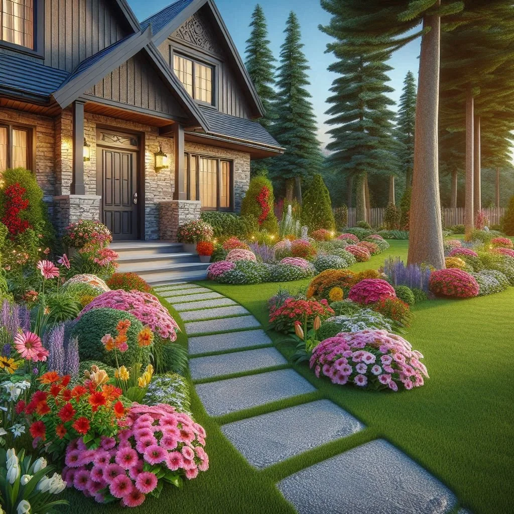 15 Front Yard Flower Bed Ideas for Any Home