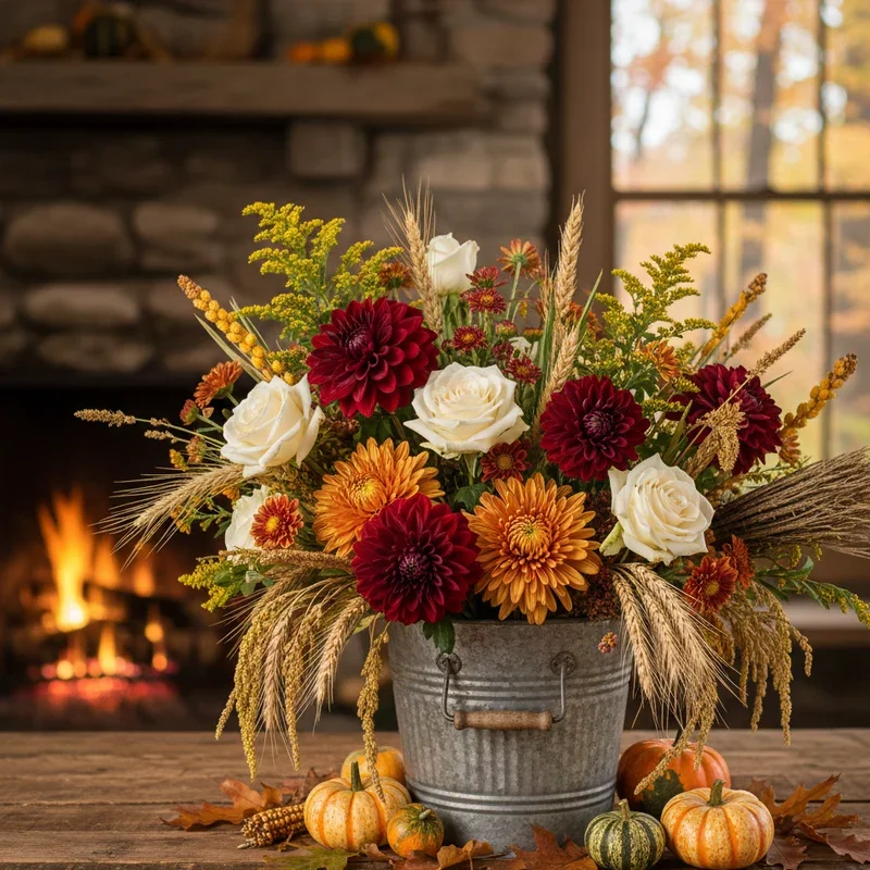Fall Flower Arrangement Ideas