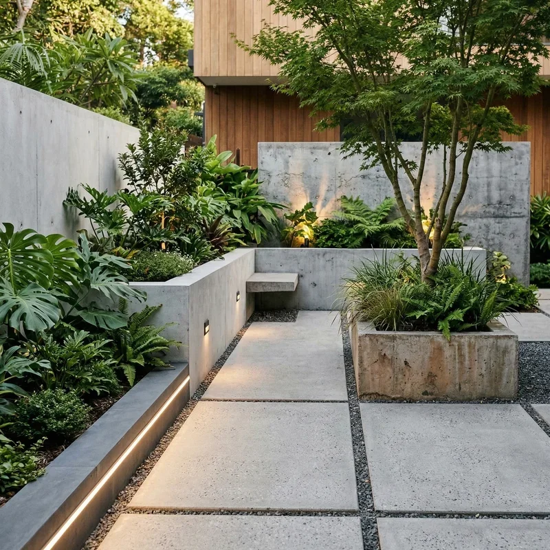 Concrete Garden Ideas