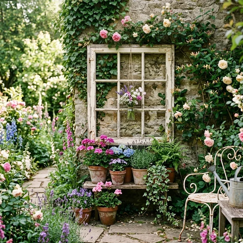 Romantic Shabby Chic Garden Ideas