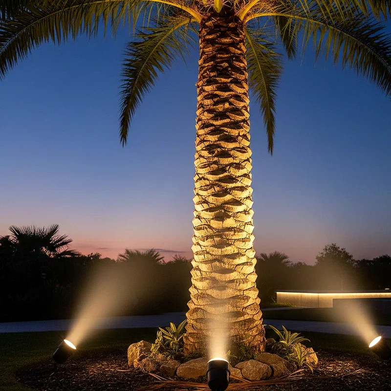 Palm Tree Lighting Ideas