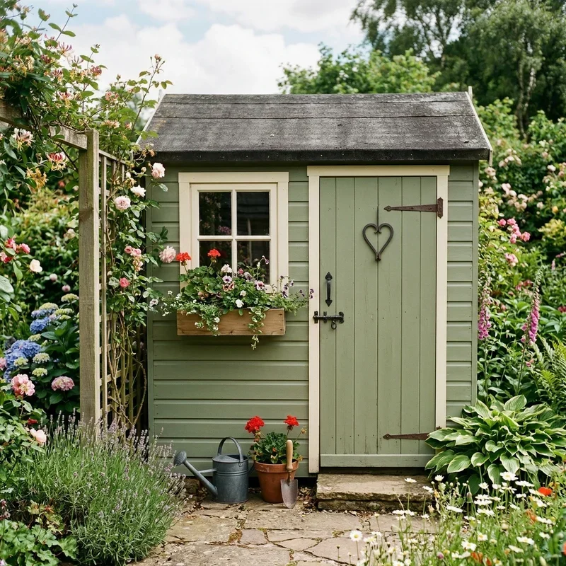 15 Garden Shed Paint Color Ideas to Brighten Your Yard