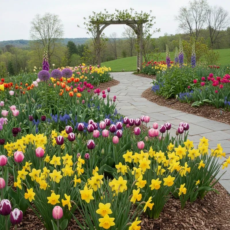 Tulip and Daffodil Garden Ideas