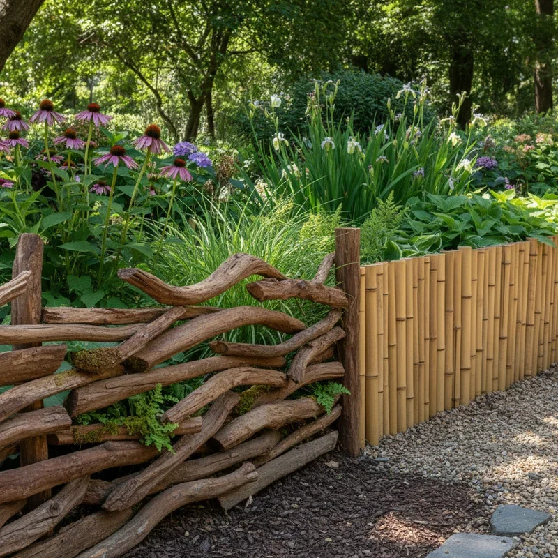 Wood Garden Edging Ideas