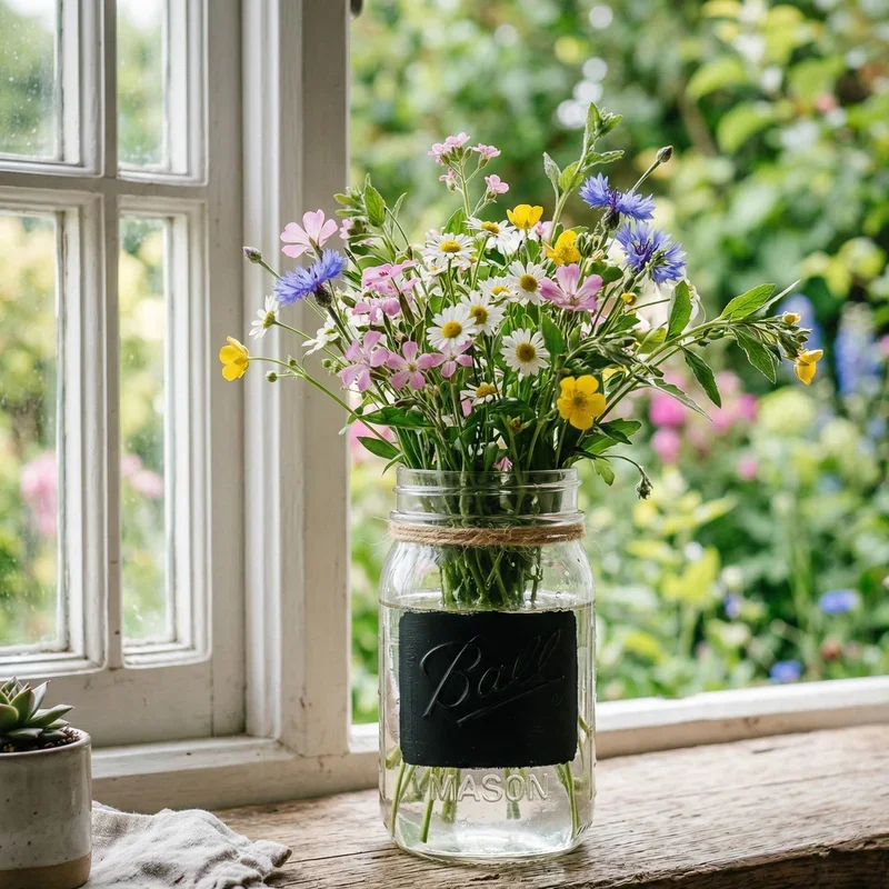 Mason Jar Flower Vase Ideas