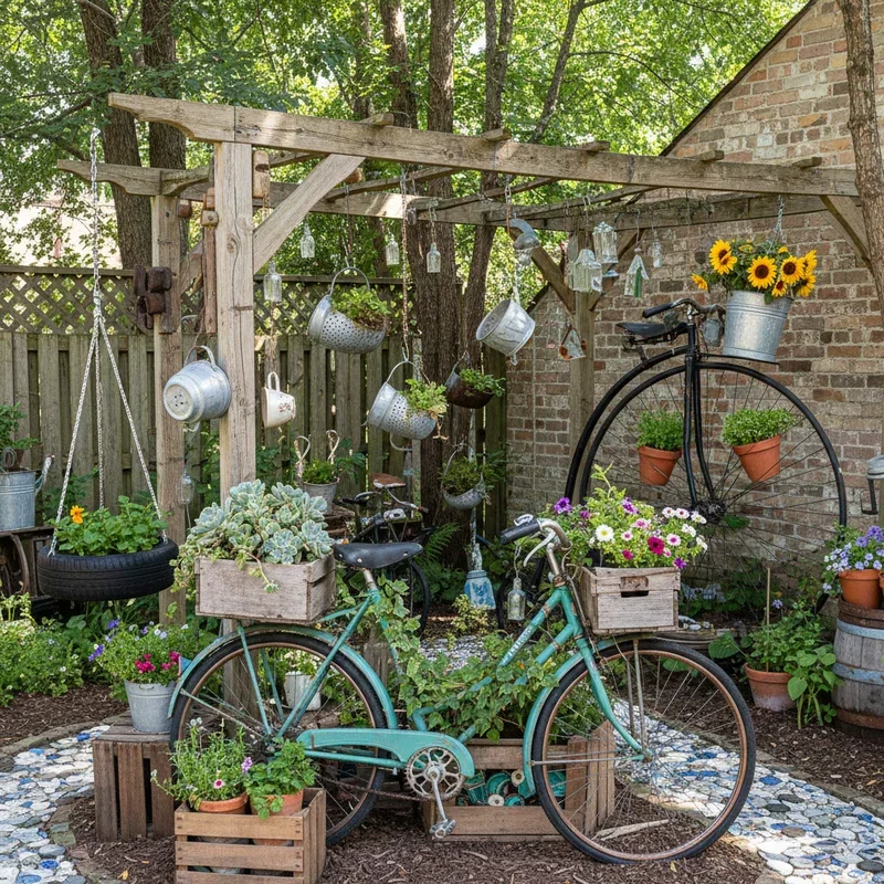 Junk Upcycled Garden Ideas
