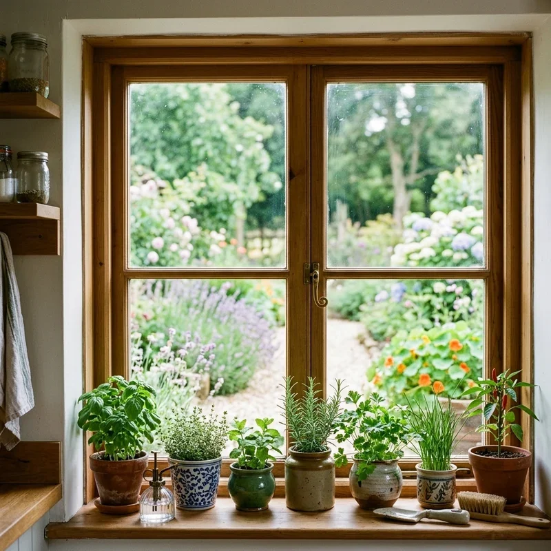 Kitchen Garden Window Ideas