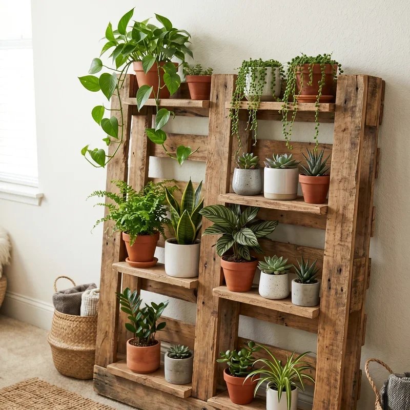 Pallet Plant Stand Ideas