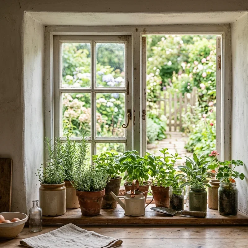 Kitchen Garden Window Ideas