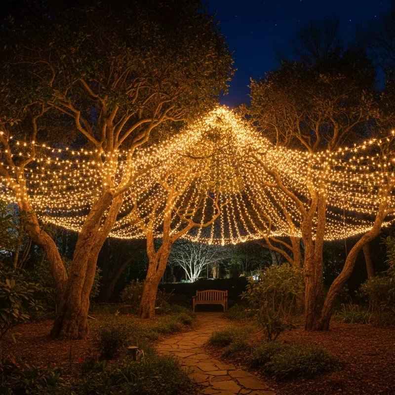 Outdoor Tree Lights Ideas