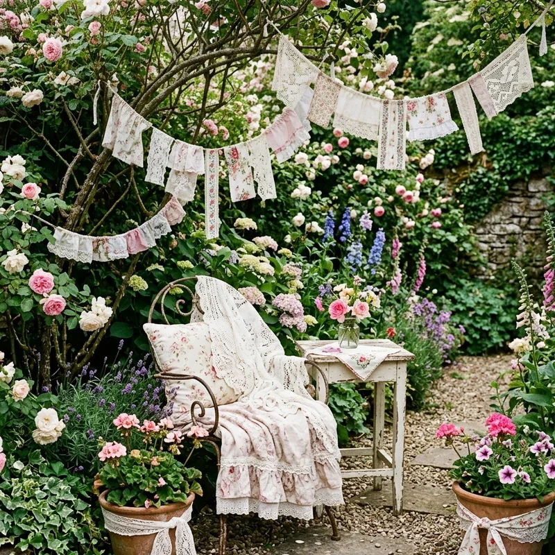 Romantic Shabby Chic Garden Ideas