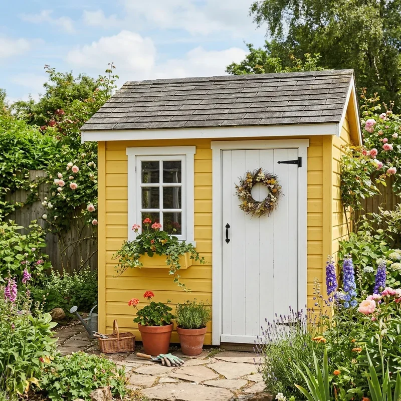 Garden Shed Paint Color Ideas