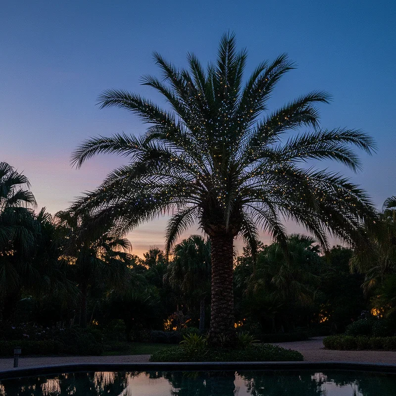 Palm Tree Lighting Ideas