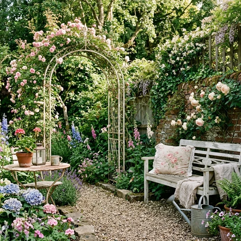 Romantic Shabby Chic Garden Ideas